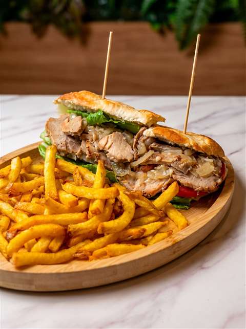 Sándwich de Lechón Cubano